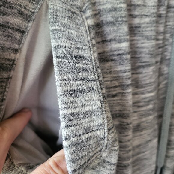 Victoria Secret PINK Oversized Lounge Pants Sweatpants Wide Leg Gray Medium - Picture 5 of 7